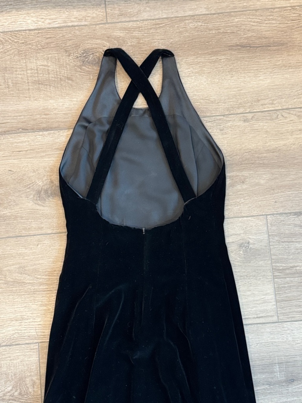 Polo by Ralph Lauren Black Fitted Scoop-Neck Maxi Dress - Picture 3 of 7